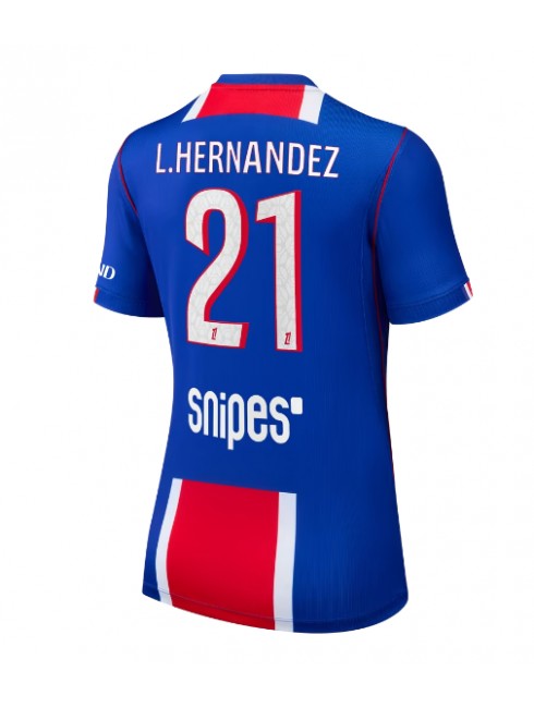 Paris Saint-Germain Lucas Hernandez #21 Replika Hemmakläder Dam 2026-27 Kortärmad Paris Saint-Germain Lucas Hernandez #21 Replika Hemmakläder Dam 2026-27 Kortärmad